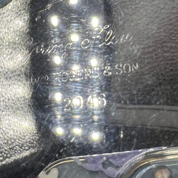 Vintage WM Rogers & Sons Round Silver Plated Serving Tray Spring Flowers #2048 - Picture 6 of 10